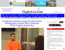Tablet Screenshot of flaglerlive.com
